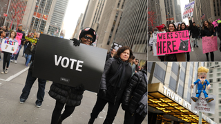 The Blue Wave Is Galvanized at the NYC Women's March